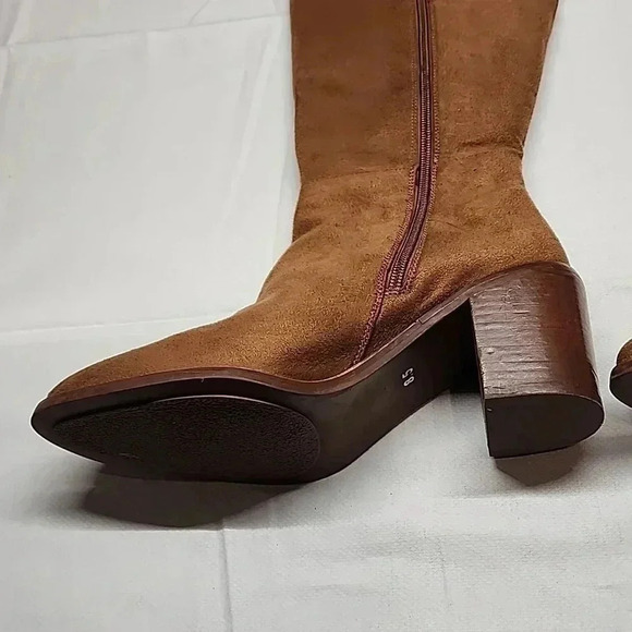 Seychelles over the knee suede boots in cognac brand new with out box size 8.5 - Picture 9 of 9
